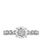 Isabelle Teardrop Milgrain Engagement Ring